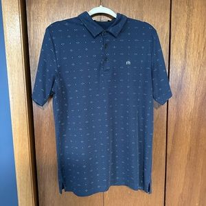 Travis Mathew Goof Polo - Blue Estate Pattern